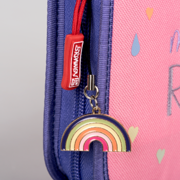 Preview: BRUNNEN Federmäppchen 2 Klappen Magic Rainbow